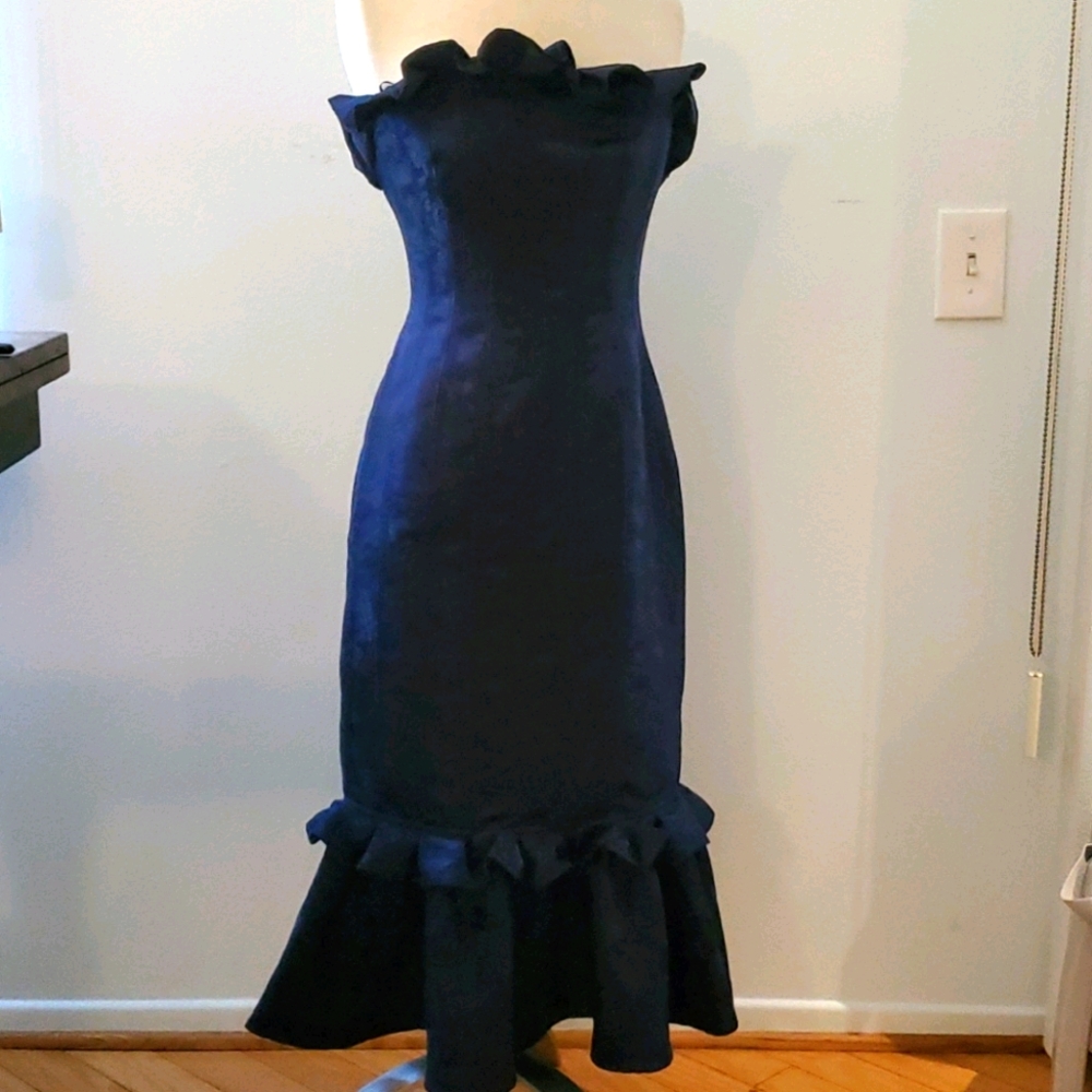 C/meo collective strapless dress NWT szS